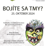 Plagát ku podujatiu "Bojíte sa tmy? 2024."