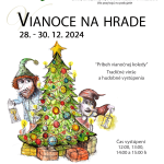 Plagát Vianoce na Oravskom hrade 2024